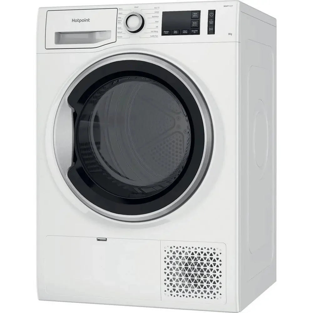 Hotpoint NTSM1182SKUK 8kg Heat Pump Condenser Dryer in White