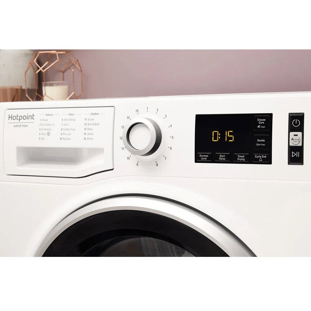 Hotpoint NTSM1192SKUK 9kg Heat Pump Tumble Dryer  White