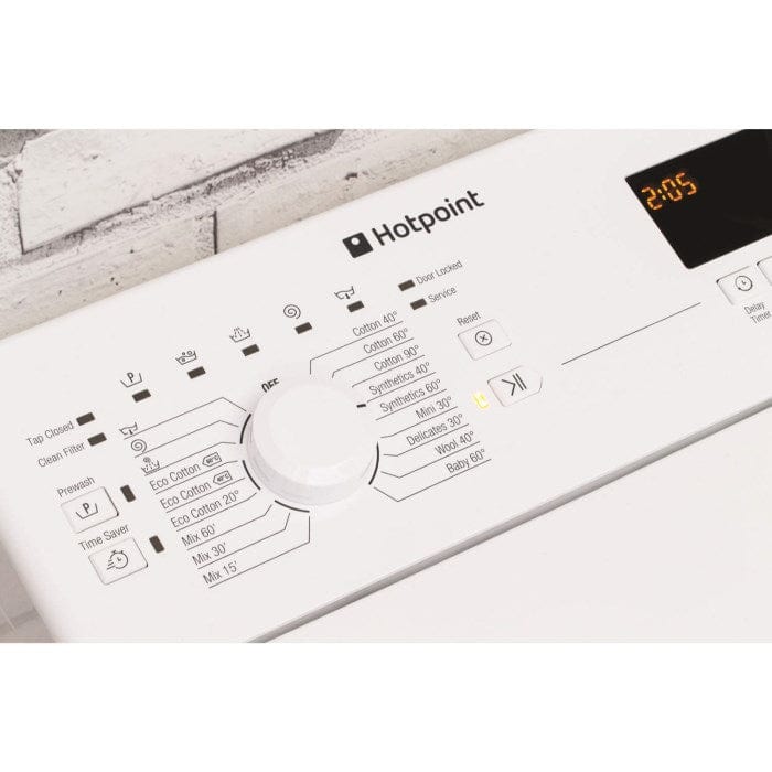 Hotpoint WMTF722UUKN 7kg 1200rpm Freestanding Top Loading Washing Machine - White