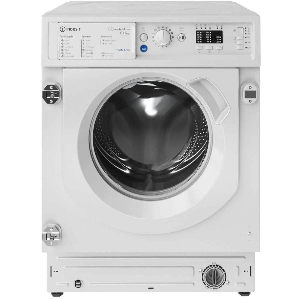 Indesit BIWDIL861485UK 8kg/6kg 1400rpm Integrated Washer Dryer - White