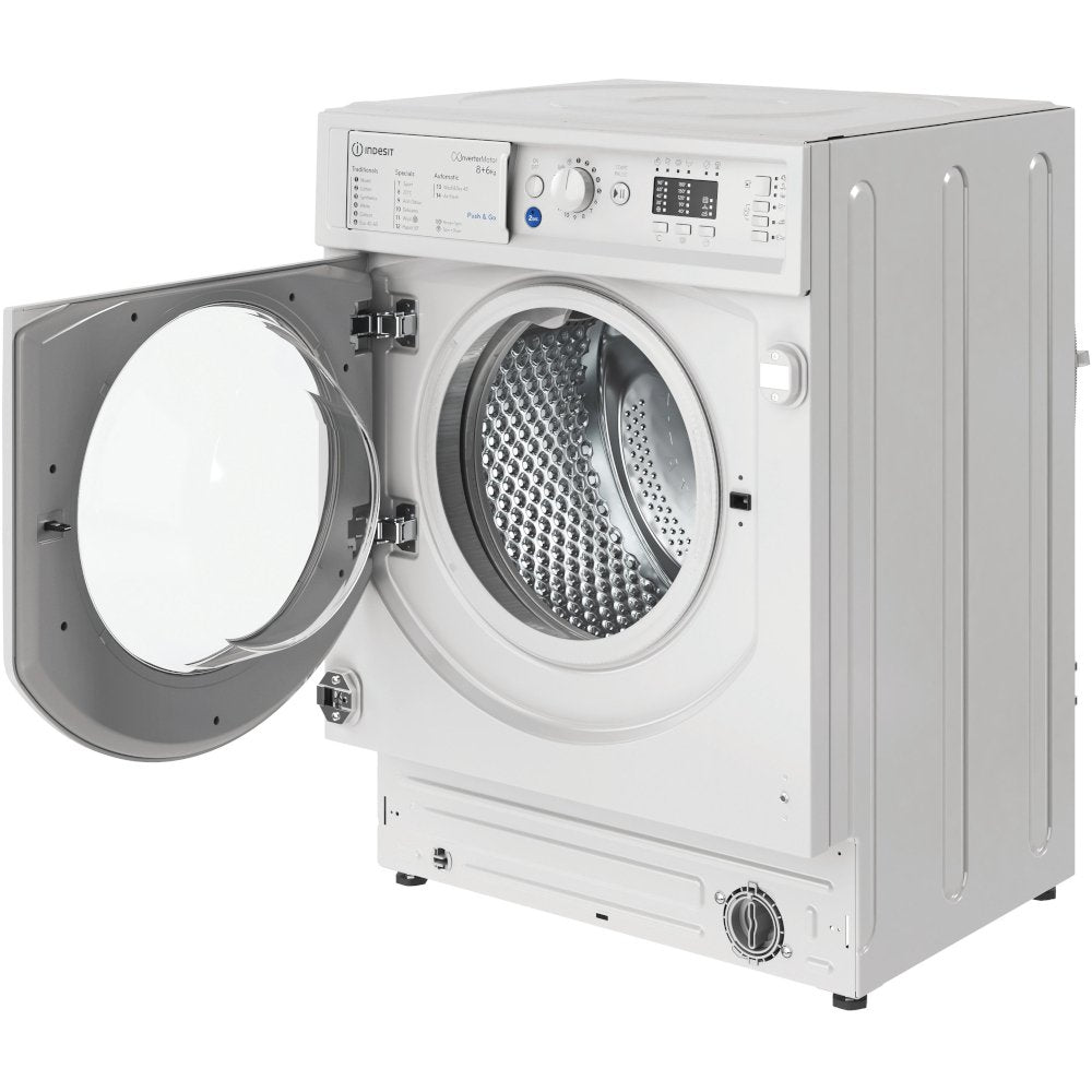 Indesit BIWDIL861485UK 8kg/6kg 1400rpm Integrated Washer Dryer - White