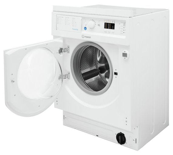 Indesit BIWMIL71252UKN 1200 Spin Integrated 7Kg Washing Machine