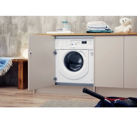 Indesit BIWMIL71252UKN 1200 Spin Integrated 7Kg Washing Machine