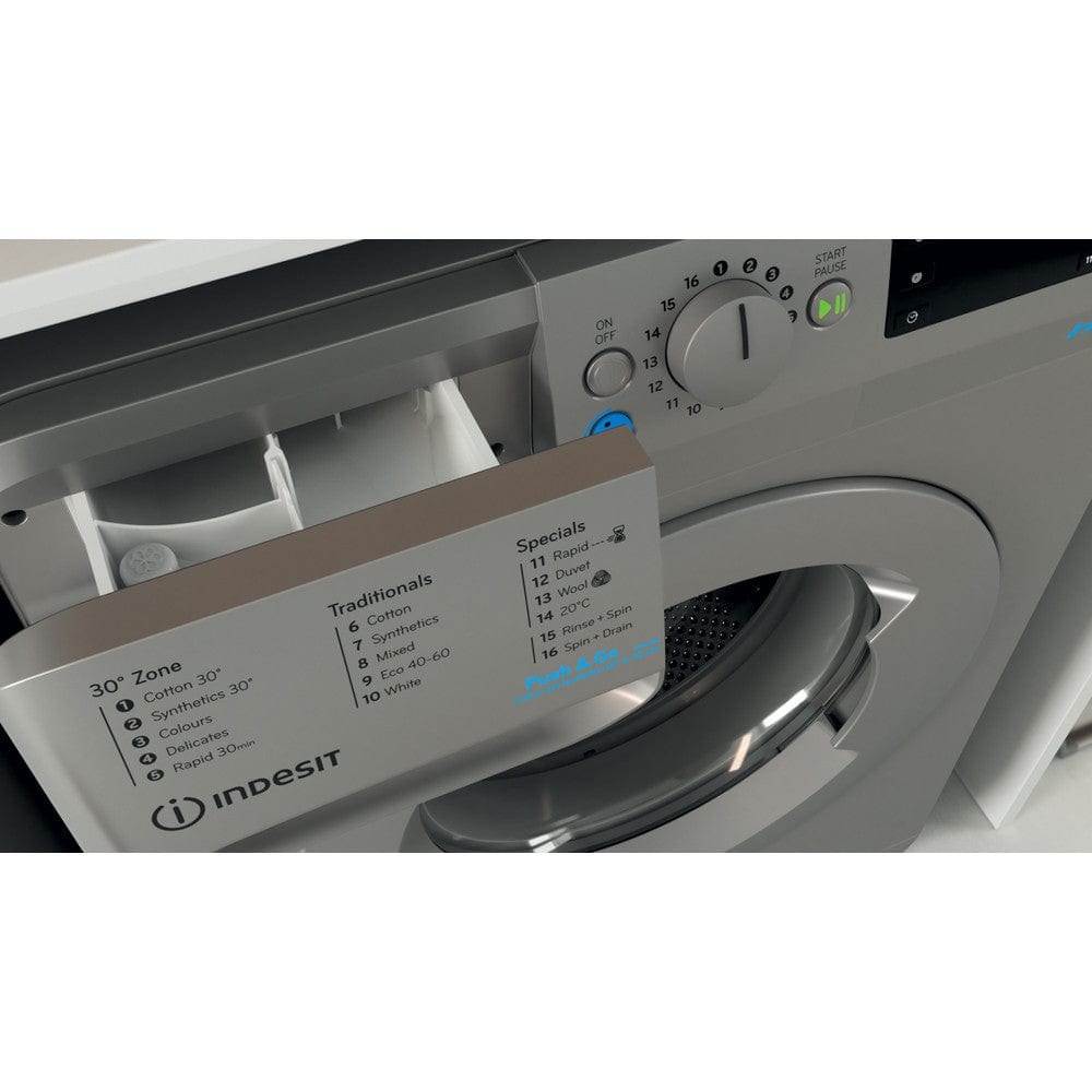 Indesit BWE71452SUKN 7KG 1400rpm Washing Machine Silver
