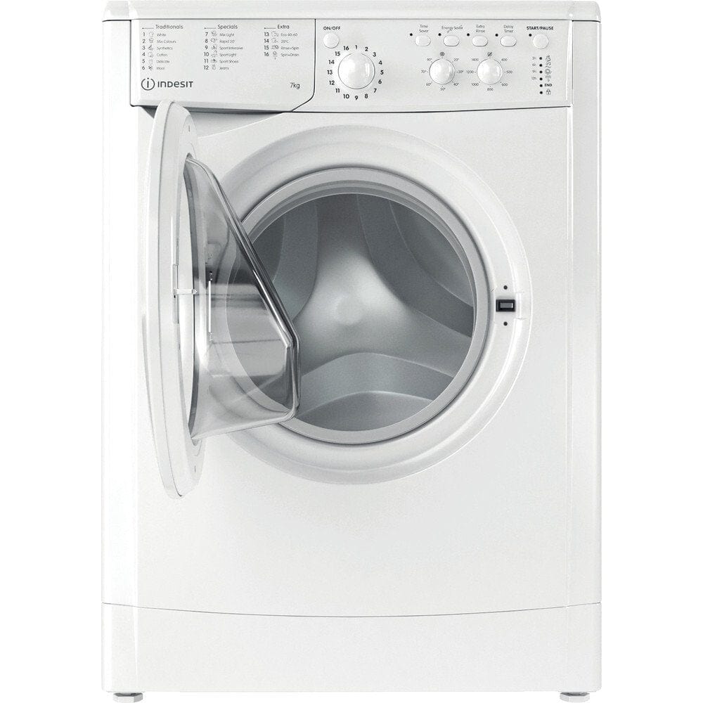 Indesit Eco Time IWC81283WUKN 8Kg Washing Machine with 1200 rpm - White