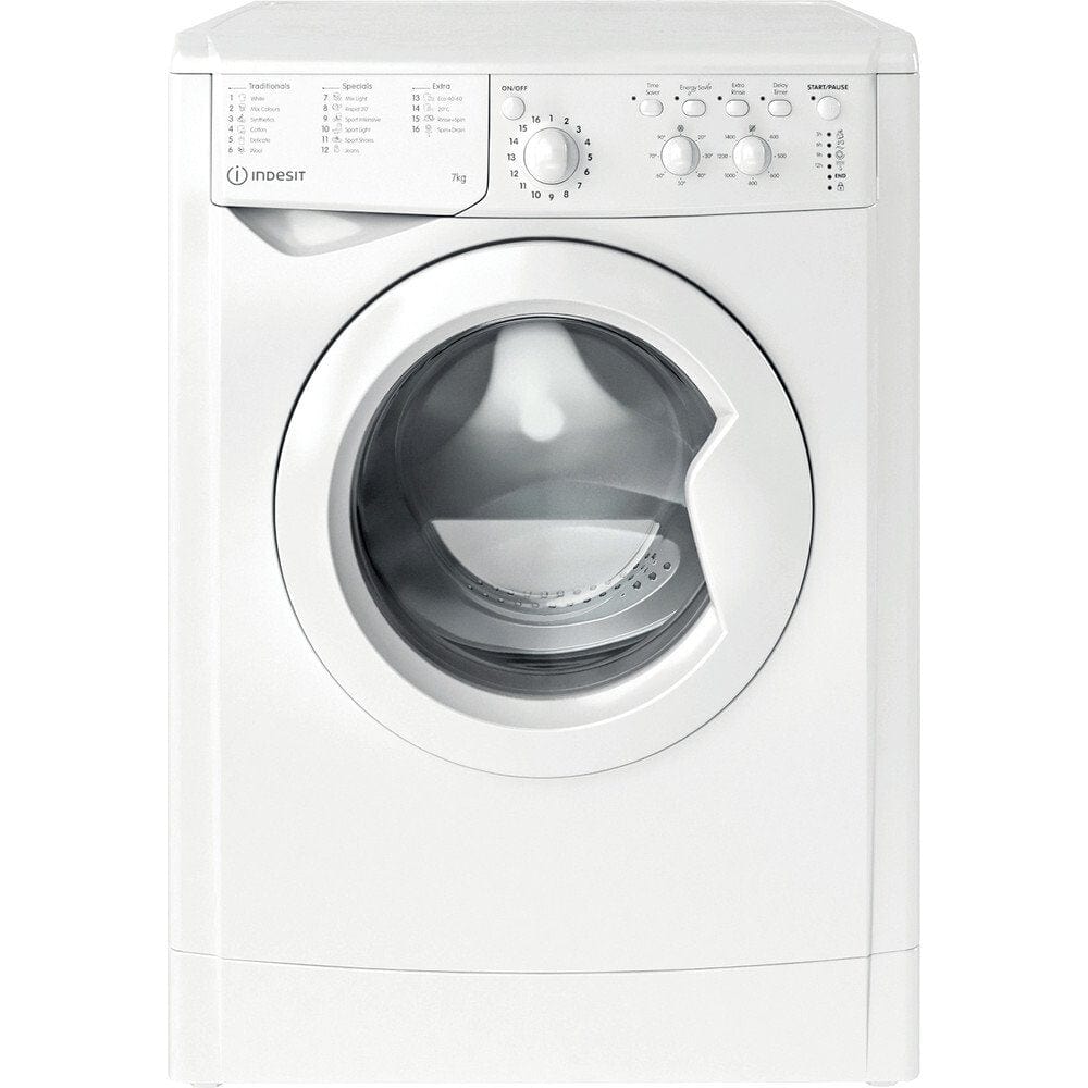 Indesit Eco Time IWC81283WUKN 8Kg Washing Machine with 1200 rpm - White