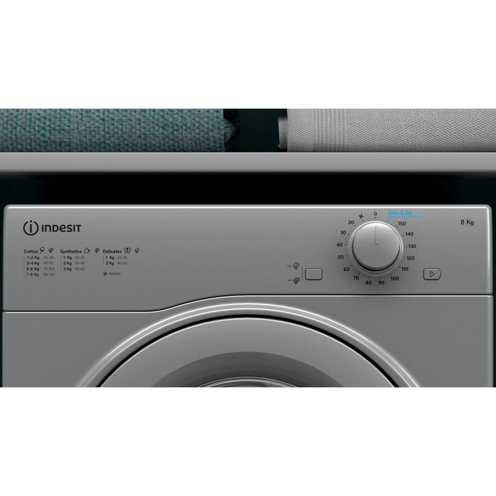 Indesit I1D80SUK 8KG Vented Tumble Dryer Silver