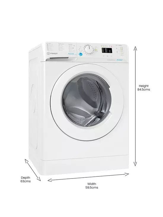 Indesit Innex BWA81485XWUKN 8Kg Washing Machine with 1400 rpm - White