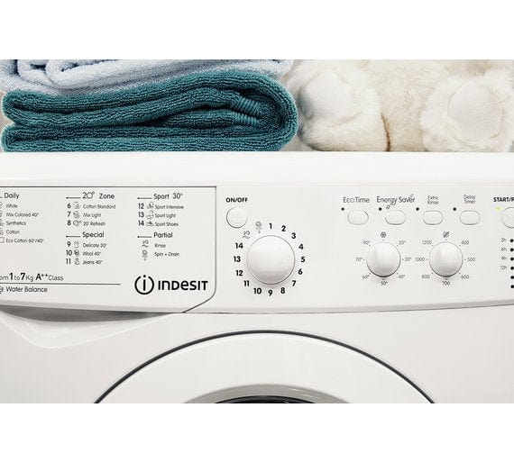 Indesit IWC71252WUKN 7KG 1200 Spin Washing Machine - White