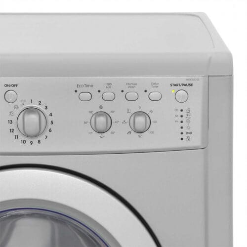 Indesit IWDC65125SUKN 6Kg / 5Kg Washer Dryer with 1200 rpm - Silver