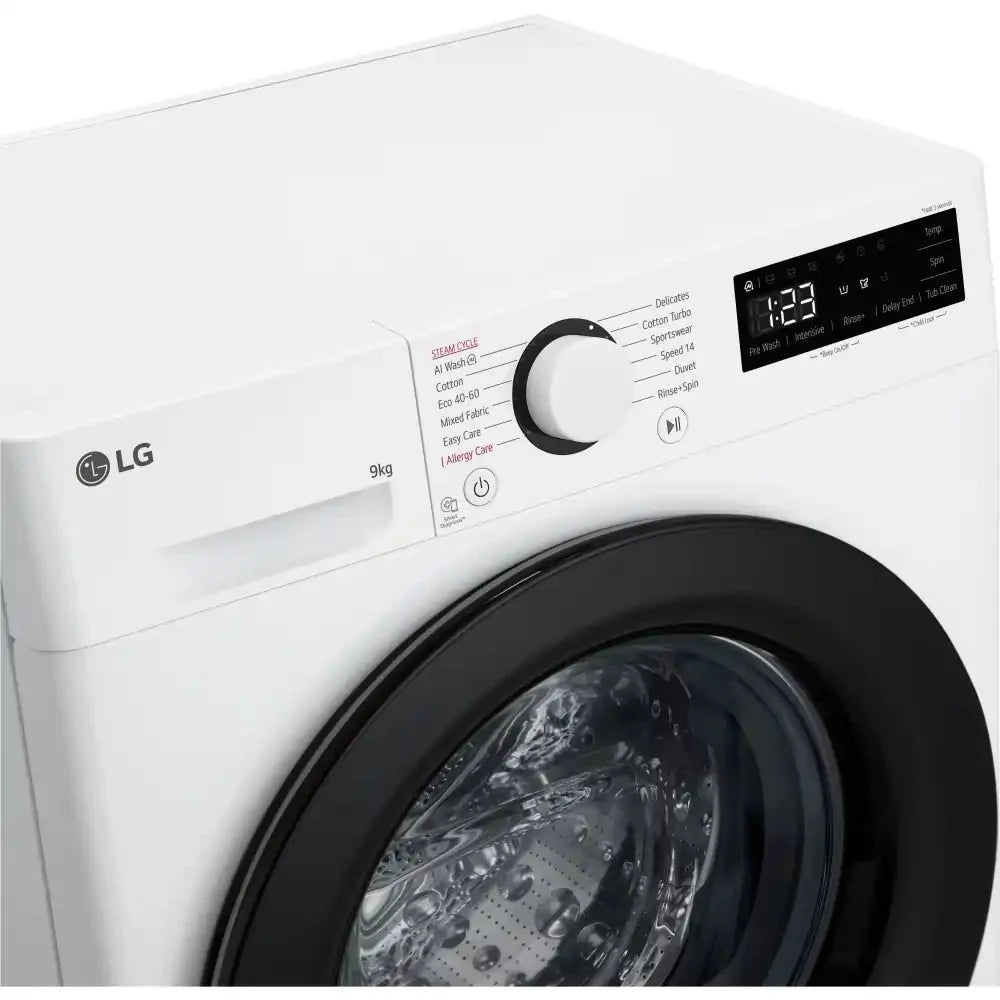 LG F2Y509WBLN1 9kg 1200 Spin Washing Machine, White