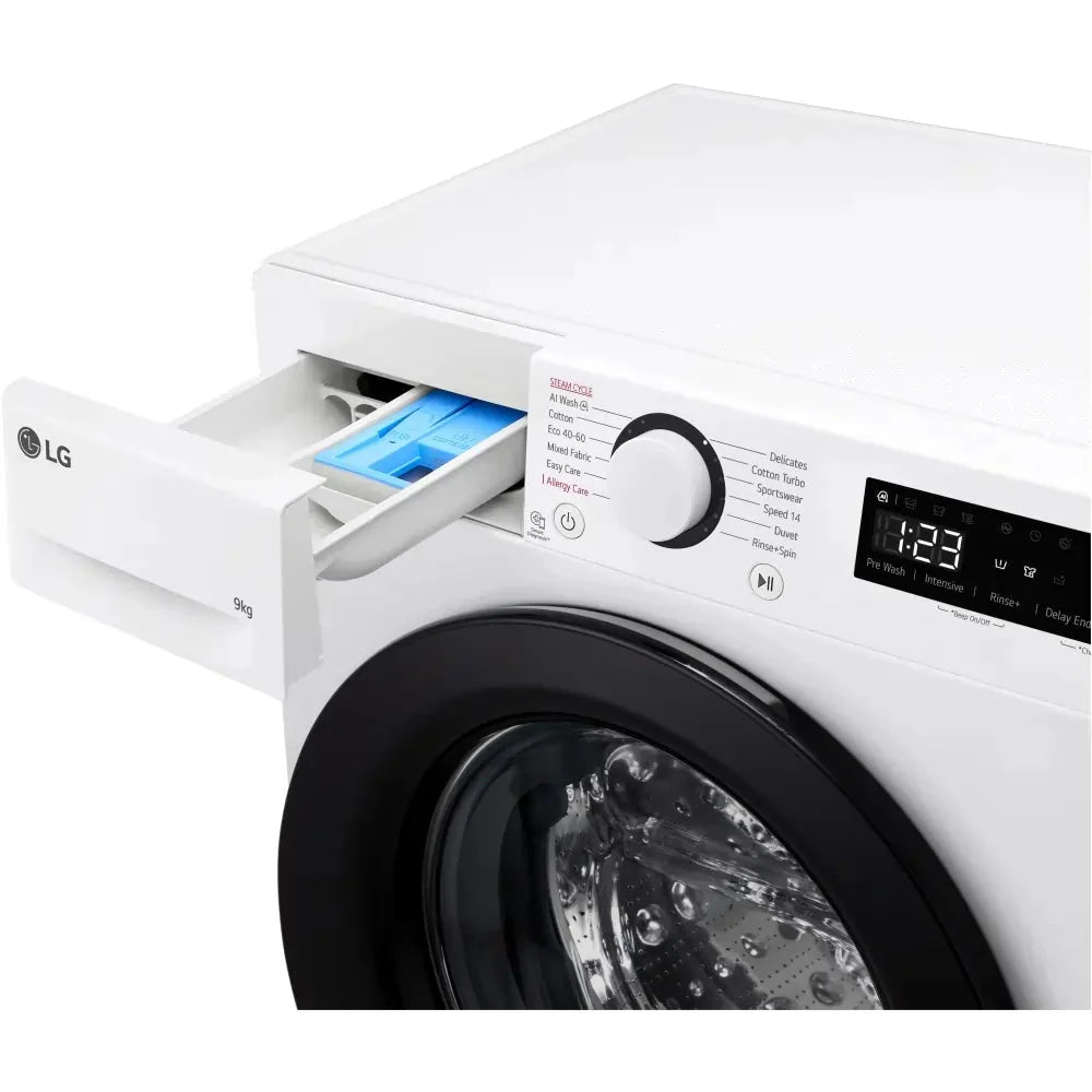 LG F2Y509WBLN1 9kg 1200 Spin Washing Machine, White