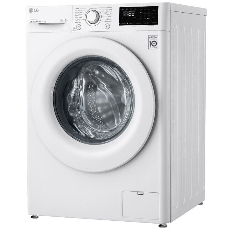 LG F4V309WNW Washing Machine in White, 1400rpm 9kg B Rated