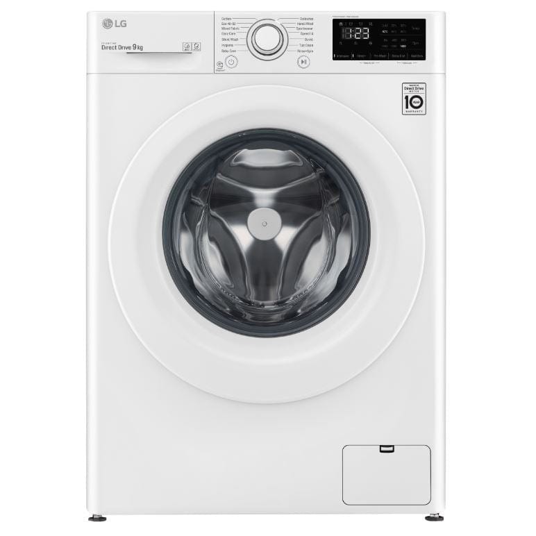 LG F4V309WNW Washing Machine in White, 1400rpm 9kg B Rated