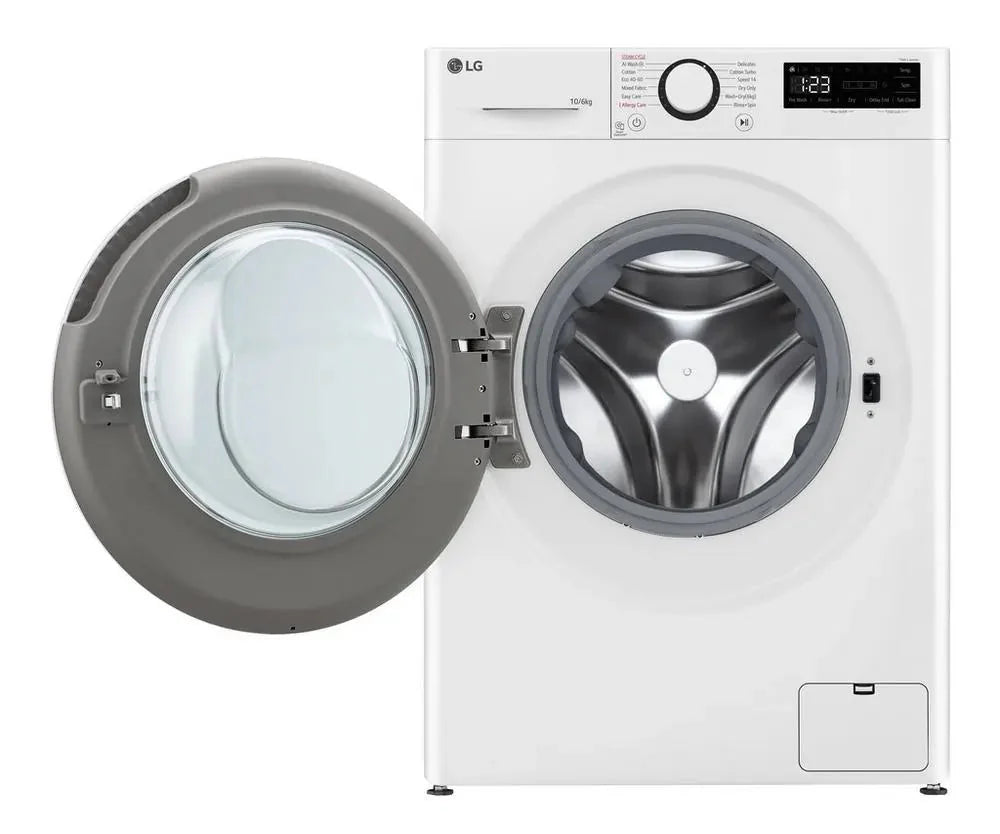 LG FWY606WWLN1 10kg/6kg 1400 Spin Washer Dryer, White