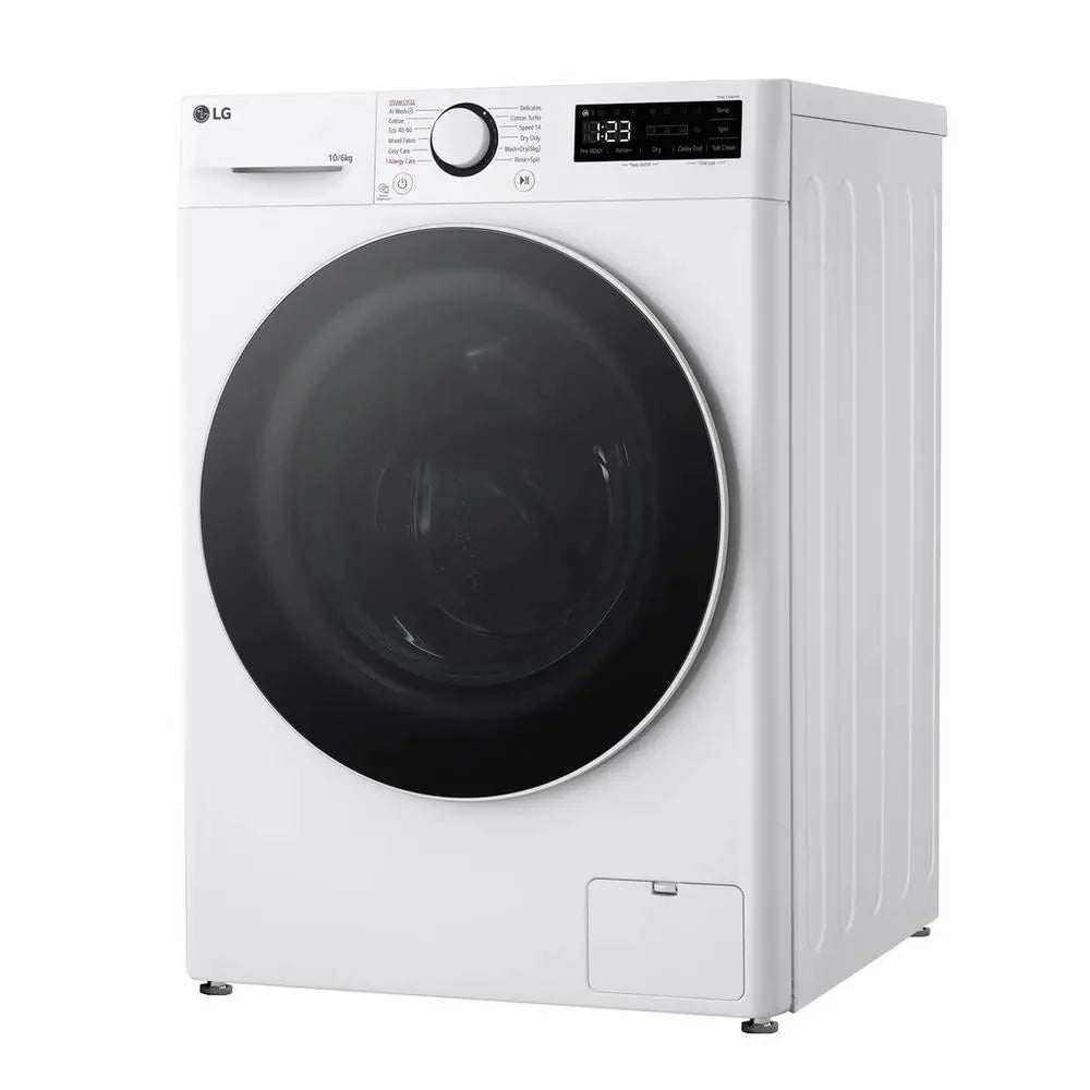 LG FWY606WWLN1 10kg/6kg 1400 Spin Washer Dryer, White