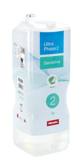 Miele UltraPhase 2 Sensitive (1.4 litres) 2-component detergent for whites and coloured items.