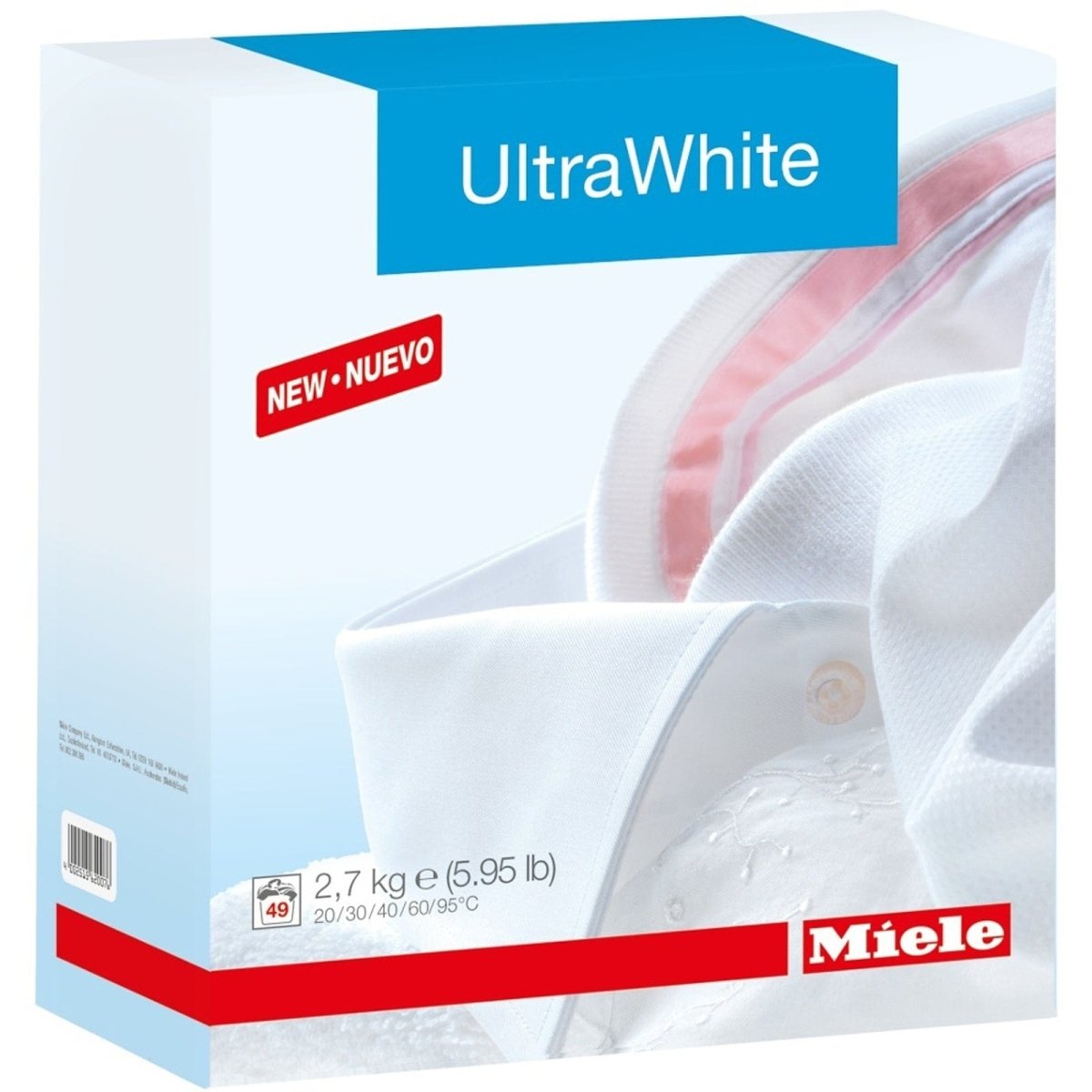 Miele 10199790 UltraWhite Washing Machine Powder Detergent (2.7kg)
