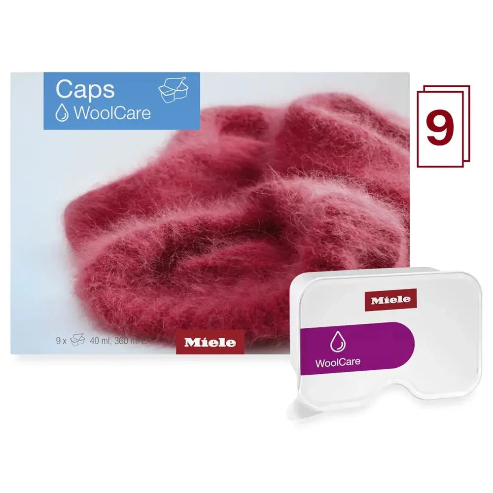 Miele 11485710 WACWC0902L 9-Pack WoolCare Caps for all Miele Washing Machines