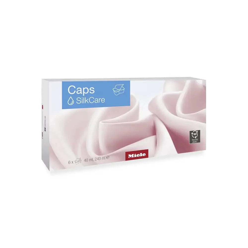 Miele 11485770 WACSC0602L 6-Pack SilkCare Caps for all Miele Washing Machines
