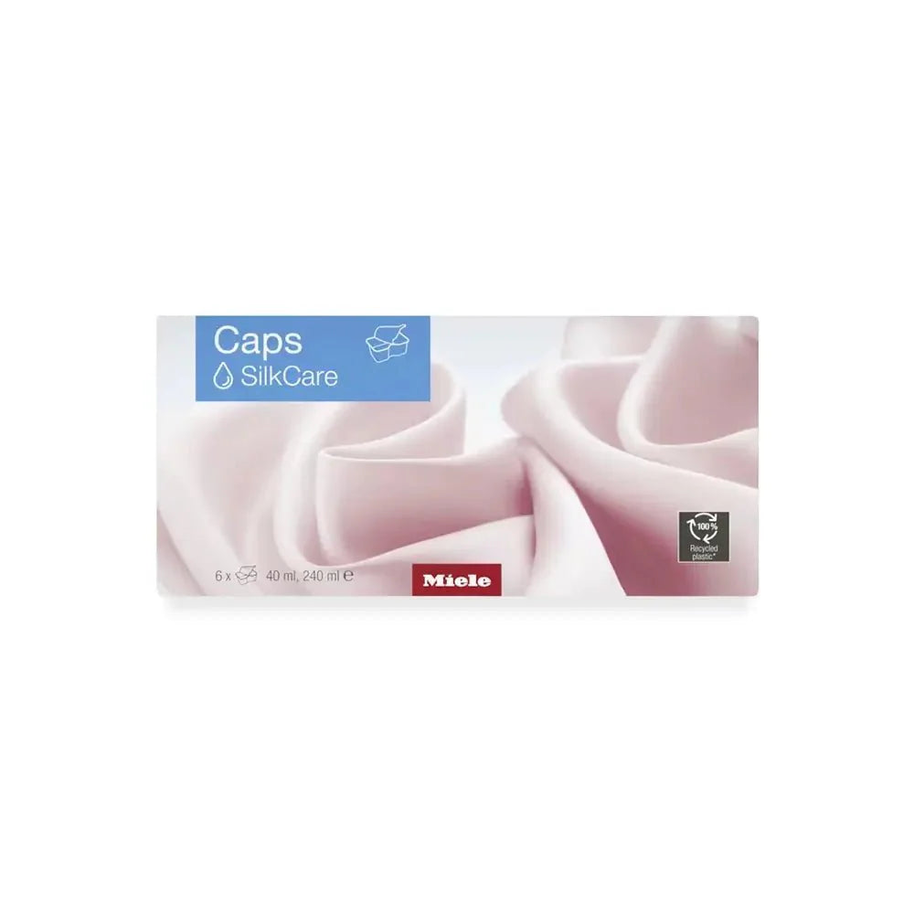 Miele 11485770 WACSC0602L 6-Pack SilkCare Caps for all Miele Washing Machines