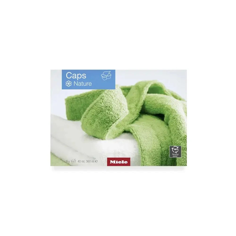 Miele 11486060 WACSON0902L 9-Pack Nature Caps Fabric Conditioner for all Miele Washing Machines