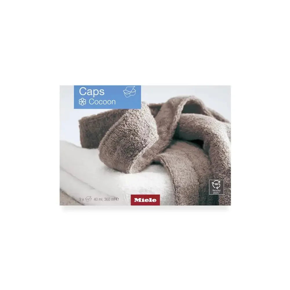 Miele 11486080 WACSOC0902L 9-Pack Cocoon Caps Fabric Conditioner for all Miele Washing Machines