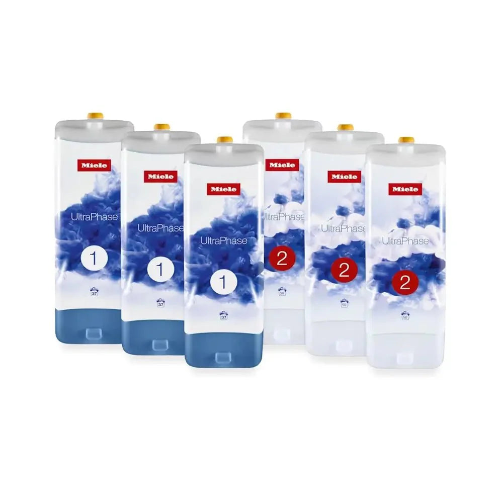 Miele 11912500 Set 6 UltraPhase 1 and 2, 3x UltraPhase 1 and 3x UltraPhase 2, For Miele Washing Machines and Washer-Dryers with TwinDos