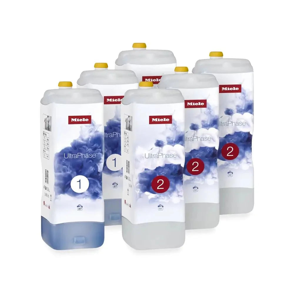 Miele 11912500 Set 6 UltraPhase 1 and 2, 3x UltraPhase 1 and 3x UltraPhase 2, For Miele Washing Machines and Washer-Dryers with TwinDos