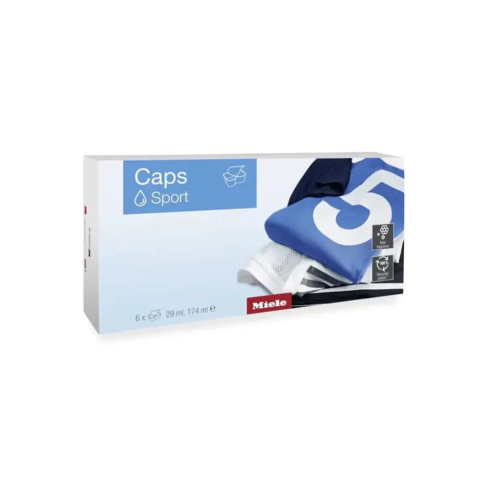 Miele 12014050 WACSP0603L 6-Pack Sports Caps for Synthetic Fabrics, for all Miele Washing Machines