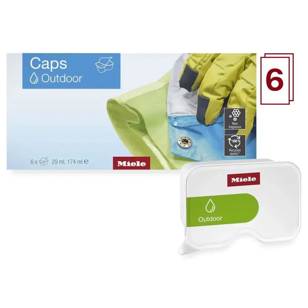 Miele 12014110 WACOU0603L 6-Pack Outdoor Caps for High-Quality Functional Clothing, for all Miele Washing Machines