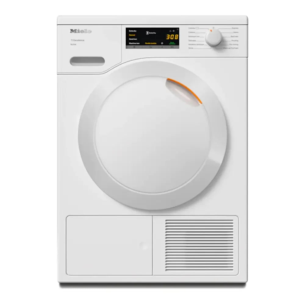 Miele TEA225WP Active 7Kg T1 Freestanding Heat Pump Dryer with A++ Rating, 59.6cm Wide - Lotus White