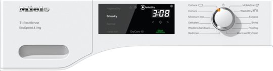 Miele TEH785WP Freestanding Heat Pump Tumble Dryer, 9kg Load, White