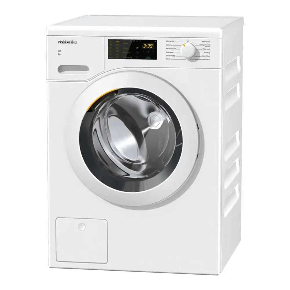 Miele WCD020 8Kg Freestanding Washing Machine, 1400 rpm, 12 Programmes, 59.6cm Wide - White