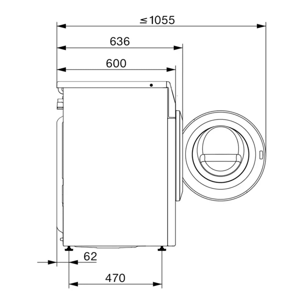 Miele WCD020 8Kg Freestanding Washing Machine, 1400 rpm, 12 Programmes, 59.6cm Wide - White