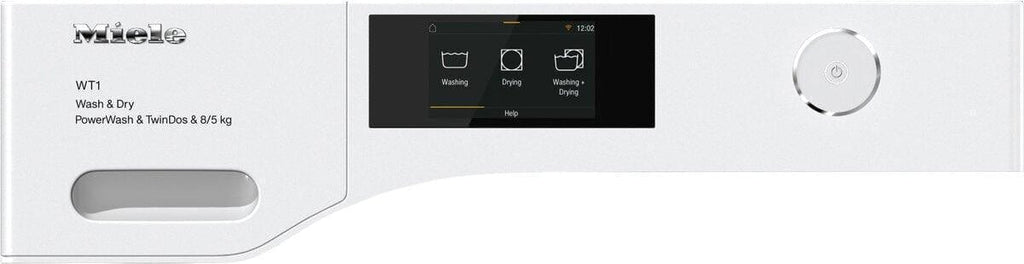 Miele WTR860 Freestanding Washer Dryer, 8kg-5kg Load, 1600rpm Spin with Twindos And Power Wash