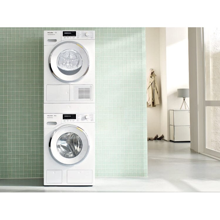 Miele WTV512 Washer-Dryer Stacking Kit For All White - Chrome W1 Wm + All White T1 Dryers
