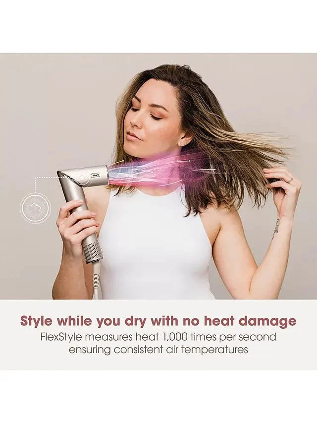 Shark FlexStyle HD435SLUK 4-in-1 Air Styler & Hair Dryer For Curly & Coily Hair - Stone