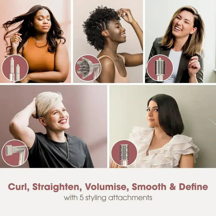 Shark HD440SLUK Flexstyle 5-in-1 Air Styler & Hair Dryer with Storage Case