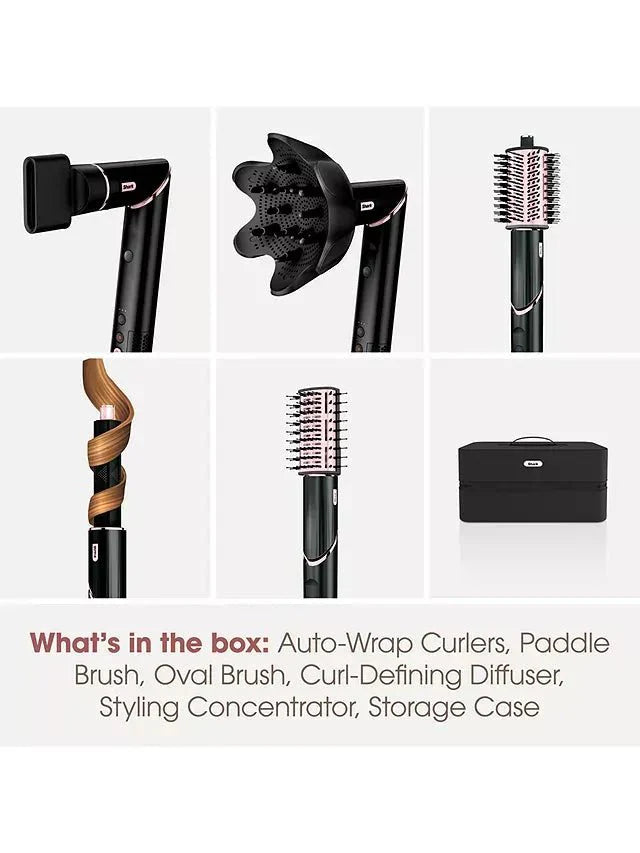 Shark HD440UK FlexStyle 5-in-1 Air Styler & Hair Dryer with Storage Case, Black