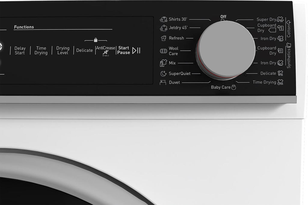 Sharp KDNHH9S8GW3EN 9kg Heat Pump Tumble Dryer  White