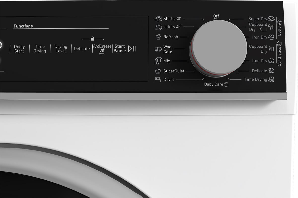 Sharp KDNHH9S8GW3EN 9kg Heat Pump Tumble Dryer  White