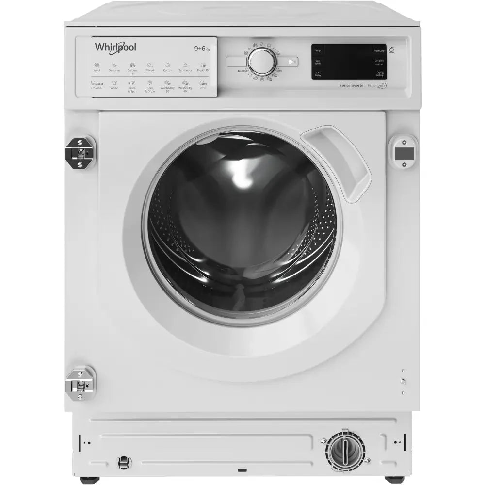 Whirlpool BIWDWG961485UK Integrated Washer Dryer 9Kg / 6Kg with 1400 rpm - White