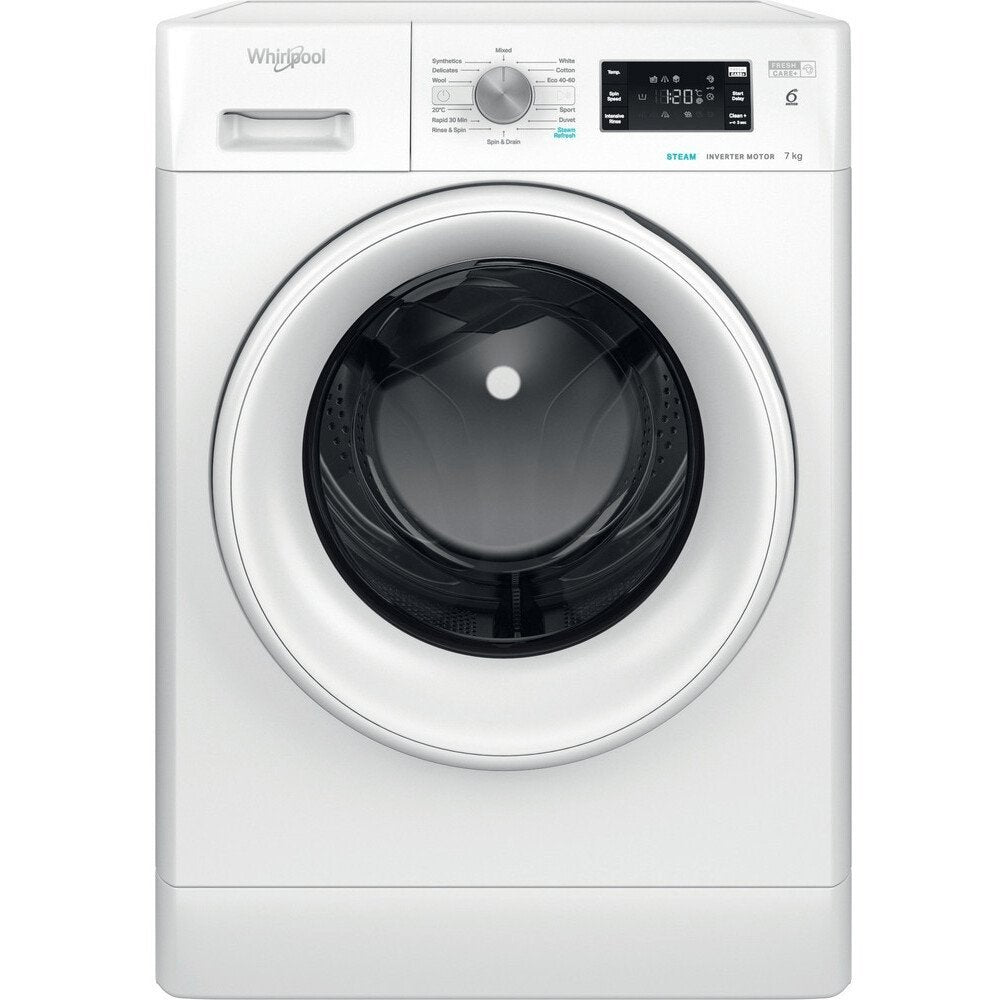 Whirlpool FFB7458WVUK 7Kg Washing Machine with 1400 rpm, 59.5cm Wide - White