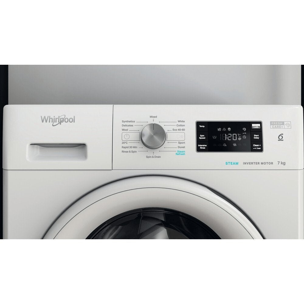 Whirlpool FFB7458WVUK 7Kg Washing Machine with 1400 rpm, 59.5cm Wide - White