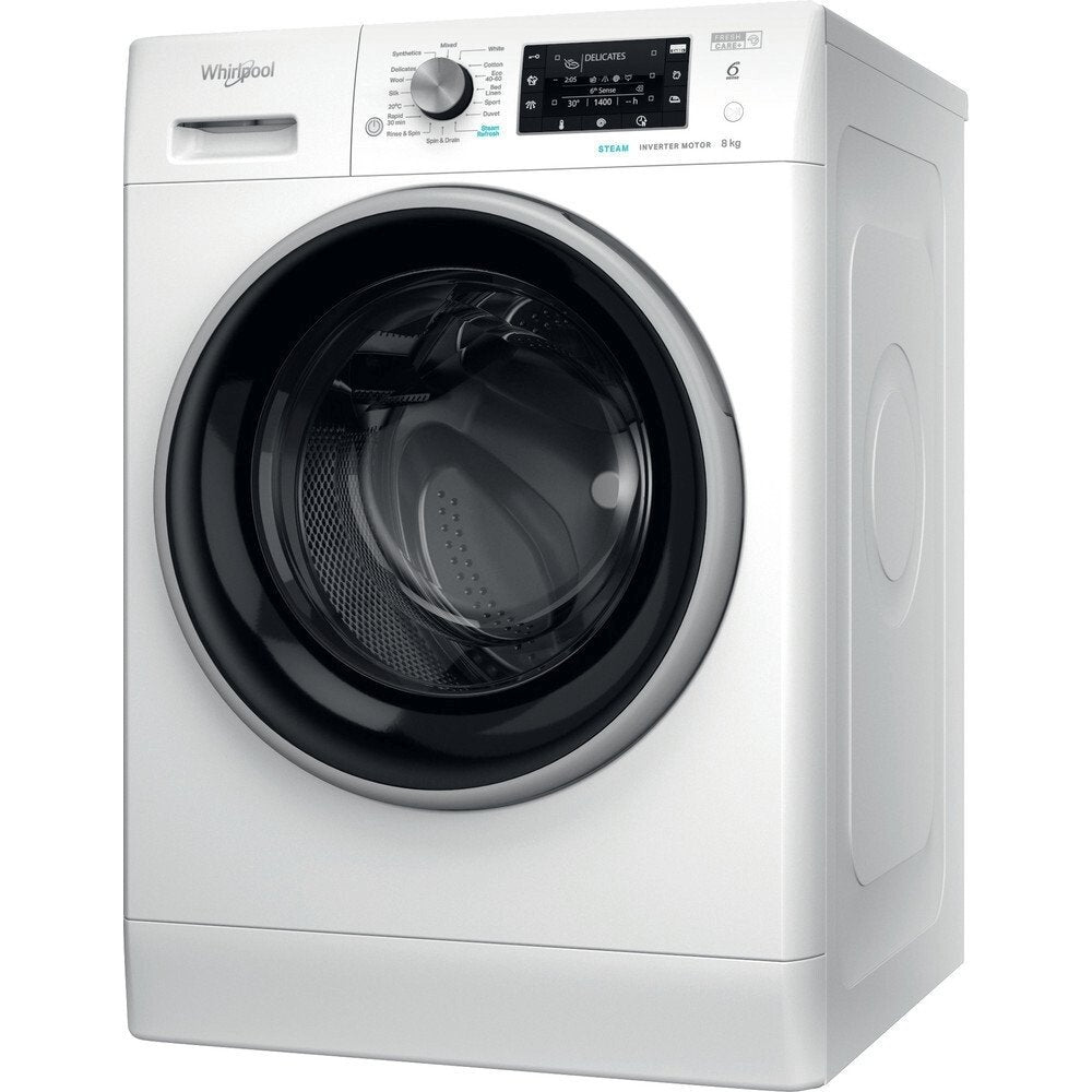 Whirlpool FFD8469BSVUK 8Kg Washing Machine with 1400 rpm, 59.5cm Wide - White