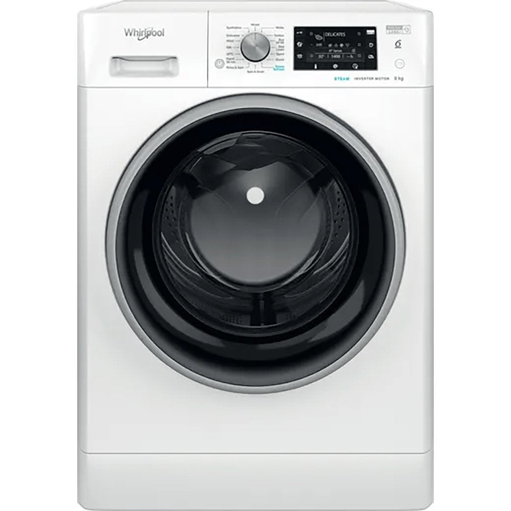 Whirlpool FFD9458BSVUKN 9KG Washing Machine, 59.5cm Wide- White