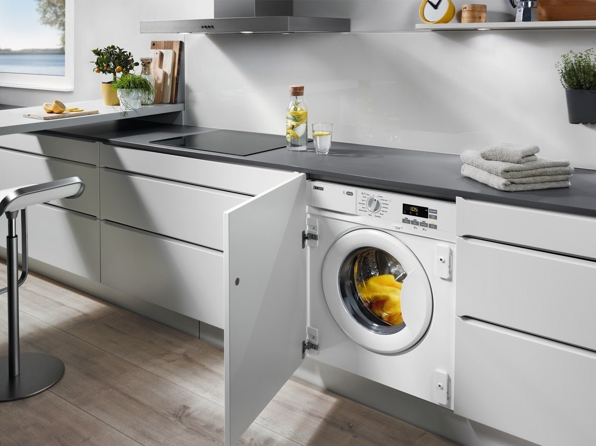 Zanussi Z712W43BI Integrated Washing Machine, 7kg, 1200 Spin, White