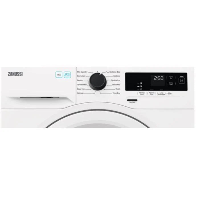 Zanussi ZDH87A2PW Heat Pump Tumble Dryer, 8kg, White, A++ Rated