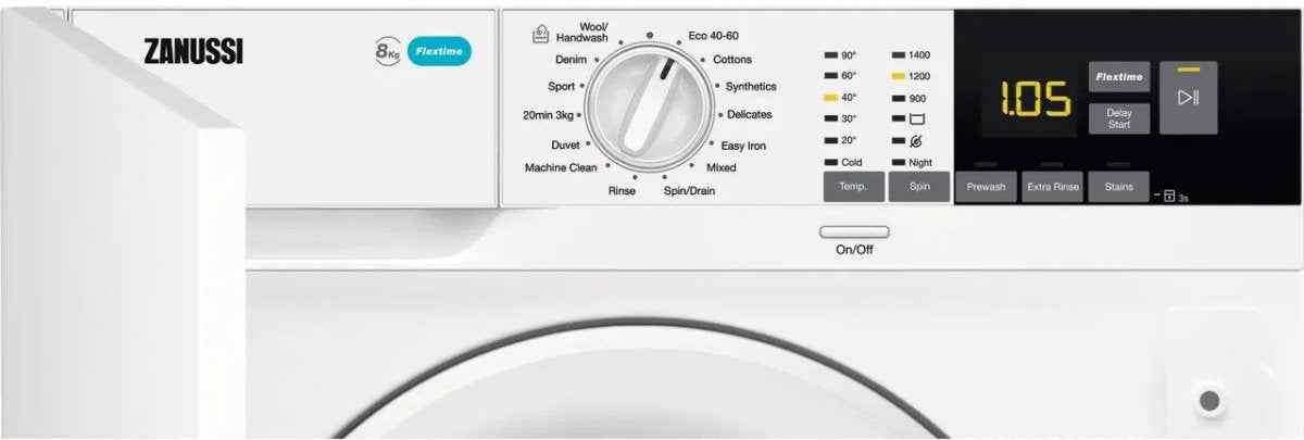 Zanussi ZW84PCBI Built In Washing Machine - Fully Integrated